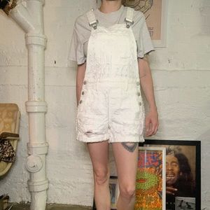 BLANK NYC White Hole Punch Denim Shortalls
